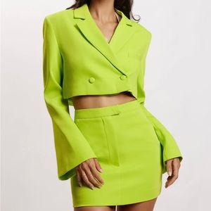 Meshki — Luella Cropped Blazer + Josie Mini Skirt